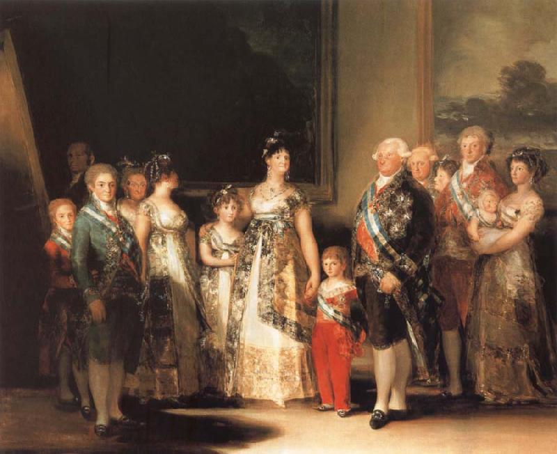 Francisco de goya y Lucientes Family of Charles IV Germany oil painting art
